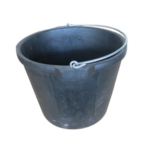 Thùng nước cao su nặng, xô cao su ngoài trời, Thùng xây dựng linh hoạt, xô cao su nhỏ có tay cầm 10L - Product Image 4