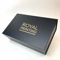 Boîte cadeau à couvercle magnétique, emballage en papier personnalisé imprimé, boîte d'expédition en carton ondulé avec nœud en ruban pour le commerce électronique