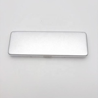 Mini étui à lunettes pliable support de rangement oeil mince boîte de cadre optique étuis à lunettes en aluminium accessoires de lunettes