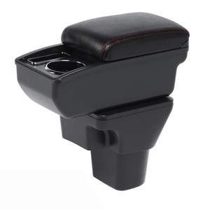 Caixa de Armazenamento Multifuncional para Carro, Estilo com Slot para Telefone e Suporte para Copo, Organizador de Console Central com Capa de Couro PU - Product Image 2