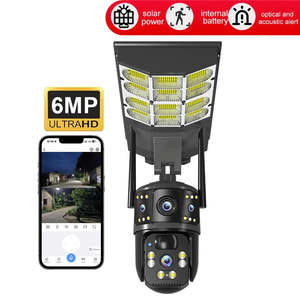 Sistema de cámara CCTV con energía solar 4G HD 8MP 4K visión nocturna monitor de seguridad WIFI inalámbrico PTZ al aire libre para el hogar - Product Image 4