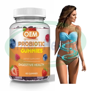 Bonbons gélifiés probiotiques aux enzymes digestives biologiques Ausreson, vitamines pour la santé des femmes, complément alimentaire pour adultes - Product Image 1