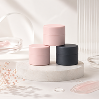 Pot de gel à ongles léger, rechargeable et anti-fuite, mini-conteneur de stockage de cosmétiques, pot de gel de construction de 2,5 g avec bouchon à vis, vente en gros