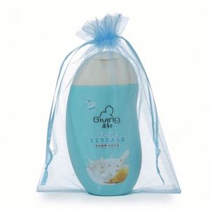 ถุงใส่เครื่องประดับออร์แกนซ่าสีดำแบบกำหนดเอง ถุงของขวัญแบบมีเชือกผูกพร้อมโลโก้ส่วนตัว - Product Image 2