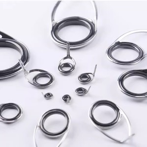 Prix Avantage Guide de moulinet KT pied unique mince titane zircone insert <span class=keywords><strong>canne</strong></span> à pêche en céramique - Product Image 4