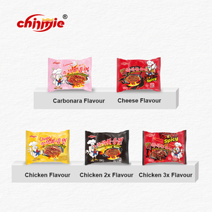Nouilles Ramen au poulet épicé Chinmie de style coréen, certifiées BRC et HALAL, vente en gros OEM chinoise, produit très demandé - Product Image 2