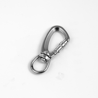 Mousquetons métalliques classiques robustes à succès pour colliers de chien, attaches mousquetons de 32 mm pour cordons et chaînes