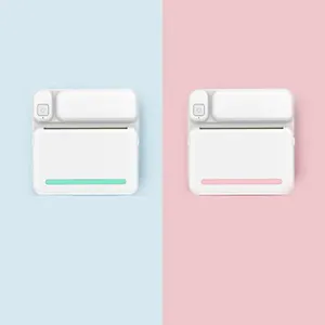 Mini Pocket Foto Sticker Printmachine Draadloze Bt Draagbare Thermische Printer Voor Smartphone Reizen Memo Journal Lijst