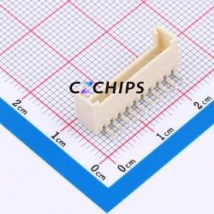 BX-HY2.0-10PWZ-GW Wire-to-Board Pin Header Bent Lead Through Hole,P=2mm Connector 1x10P 2mm Right Angle Insert HY - Product Image 1