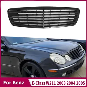 สำหรับ E-Class W211 E200 E240 E320 ปี 2003 2004 2005 กระจังหน้ากลาง ฝากระโปรงหน้า กันชนหน้า อะไหล่แต่งรถแข่ง - Product Image 1