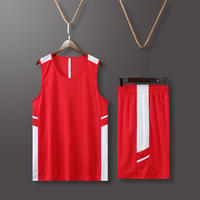 Conjunto de Uniforme de Baloncesto Suave, Personalizado con Impresión, 100% Poliéster, Transpirable, Absorbente de Humedad, para Jóvenes y Hombres, Ropa Deportiva para Equipos, al por Mayor
