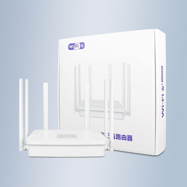 Mt7981B Dual Band 2.4Ghz 5.8Ghz 3000Mbps Openwrt Home Mesh Router Wifi6 Unlocked Router Wifi With 6 * 5dBi High Gain Antennas