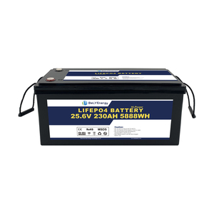 แบตเตอรี่ลิเธียมแบบชาร์จได้ 24V230AH พร้อมเซลล์แบบแท่งเกรด A ใหม่ และระบบจัดการแบตเตอรี่ (BMS) - Product Image 2
