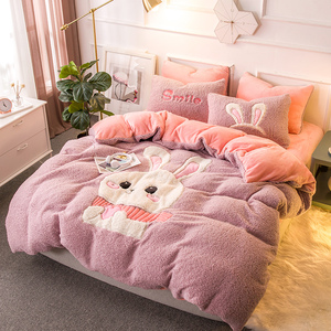 Commercio all'ingrosso Panno Morbido di Berber Set di Biancheria Da Letto di <span class=keywords><strong>Flanella</strong></span> Lenzuolo - Product Image 5