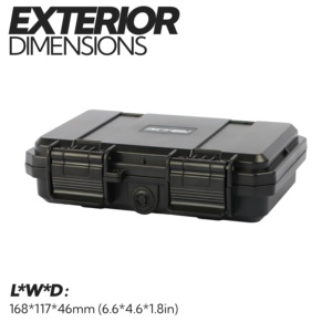 Inchoi trường hợp OEM không thấm nước chống sốc thẻ <span class=keywords><strong>SD</strong></span> <span class=keywords><strong>PP</strong></span> nhỏ nhựa bảo vệ trường hợp công cụ khó khăn trường hợp - Product Image 3