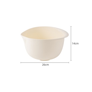 Panier égouttoir de cuisine en plastique à trous fins pour riz, légumes et aliments - Product Image 2