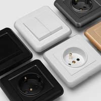 Interrupteurs et prises de courant FIKO aux normes européennes avec port USB A + C Interrupteur à bascule et prise de courant pour la maison/l'hôtel