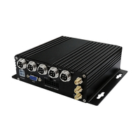 Nouveau design Enregistreur vidéo numérique 4G WIFI GPS MDVR Carte unique Garantie 1 an HD 1080p 4 canaux DVR de voiture noir pour Ford, bus et camions
