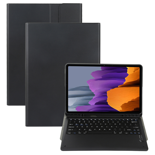 CYKE Tablet Cover Magnetic Detachable Keyboard Case for Samsung Galaxy Tab S7 Fe 12.4 Inch T730 T736 2021