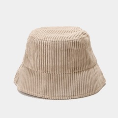 Chapeau Bob en Velours Côtelé Décontracté, Nouvelle Tendance Coréenne Automne Hiver, Protection Solaire Extérieure, Style Rétro, Vente en Gros - Product Image 5