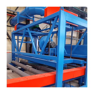 Macchina Granigliatrice Industriale Completamente Automatica ad Alte Prestazioni con Motore per la Granigliatura e la Pulizia Superficiale di Lastre d'Acciaio - Product Image 6
