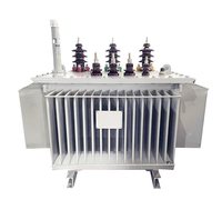 Transformador de distribución sumergido en aceite trifásico, aceite de transformador usado para subestación eléctrica, transformador de 110 a 220