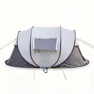 High Quality Automatic Oxford Waterproof Fabric Outdoor Camping <b>Pop</b>-<b>up</b> Tents 4-6 Person Foldable Events Featuring One Bedroom - Product Image 3
