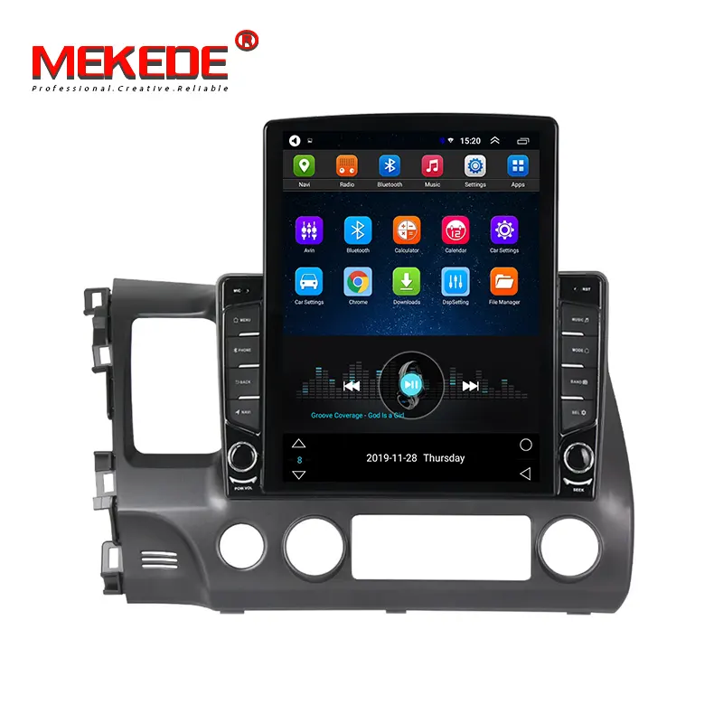 MEKEDE Android big touch screen car audio system for Honda Civic 2006-2011 car video player 1080P