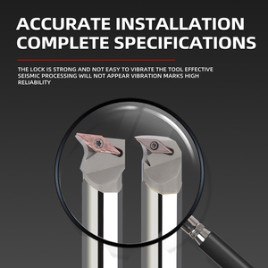 Barra di tornitura in carburo SDWCR SSSCR STWCR SVJCR SVUBR SVUCR, portautensili per tornitura in acciaio al tungsteno - Product Image 4