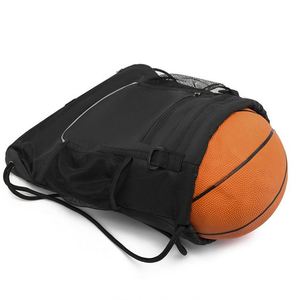 Sac à cordon personnalisable et imperméable pour enfants, avec compartiment pour ballon et équipement sportif, idéal pour les articles promotionnels - Product Image 4