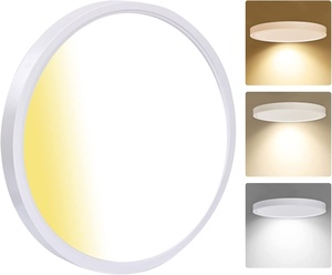Lámpara de <span class=keywords><strong>Techo</strong></span> LED de Superficie de 12 Pulgadas y 3000 Lúmenes, 120V, Ahorro de Energía, Diseño Moderno, Certificación ETL, Clasificación IP44, para Habitación Infantil - Product Image 1