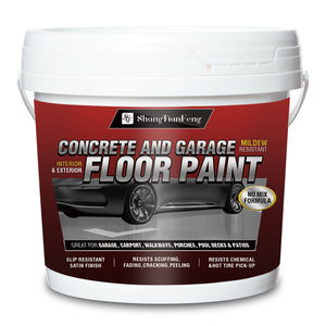 1 Gallon Water-Based Floor <strong>Paint</strong>, All-Purpose Water-Based Floor <strong>Paint</strong> <strong>Waterproof</strong> Wear-Resistant Anti-Slip Coating 3.79kg - Product Image 1