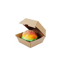 Cajas para Hamburguesas de Cartón Corrugado Biodegradable y Ecológico, Personalizadas al por Mayor, con Recubrimiento UV, Aptas para Alimentos