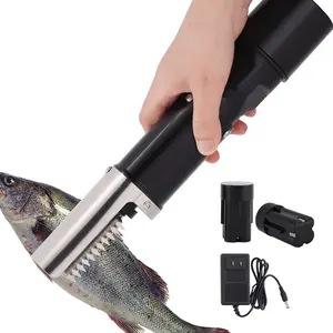 Black Hand Fish Scaler battery For 12v mini small portable cordless electric operated wireless fish scaler tool lithium battery