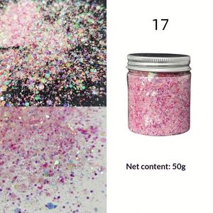 50g Pack Premium Dichroic Holographic <b>Glitter</b> <b>for</b> Christmas Decor, Party Supplies, Acrylic Charms, Gel <b>Nails</b> & Event Crafts - Product Image 4