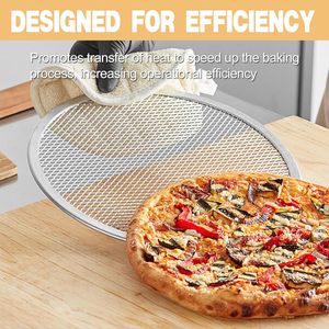 Rejilla Redonda de Aluminio Versátil, Superior, Resistente y Fácil de Limpiar para Cocina, Restaurante, Hotel, Comercial, para Hornear Pizza - Product Image 6