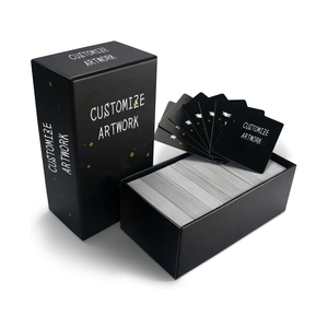 Juego de cartas barato respetuoso con el medio ambiente Impresión de papel Logotipo personalizable Juegos de cartas en blanco <span class=keywords><strong>Tash</strong></span> - Product Image 5