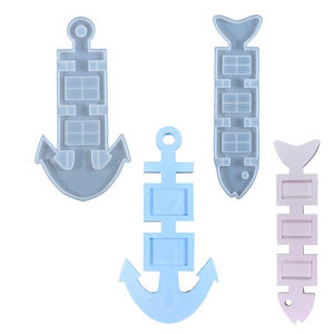 Bricolage goutte à goutte colle moule océan style <span class=keywords><strong>bateau</strong></span> <span class=keywords><strong>ancre</strong></span> poisson os cadre <span class=keywords><strong>photo</strong></span> silicone moule salon tenture murale <span class=keywords><strong>d</strong></span>écoration - Product Image 6