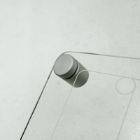 Walron professionnel Satin anodisé aluminium magnétique mural réfrigérateur signe entretoise attaches 16x16mm