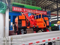Mobile petit mini hydraulique béton empilage garde-corps clôture poteau pile presse pilote conduite Machine Portable génie civil