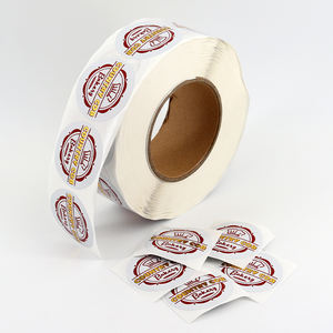 Etiquetas adhesivas de sello de comida autoadhesivas impermeables personalizadas de MOQ bajo para caja de comida para llevar - Product Image 6