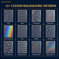 Prix compétitif Fabricant OEM 100 paquets de protège-cartes holographiques en plastique pour cartes de collection, pochettes holographiques laser Penny