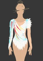 Vente chaude Personnalisé Impression Sublimée Performance Porter Filles Noir Gymnastique et Ballet Justaucorps pour Enfants