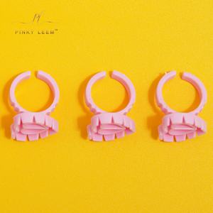 Pinky Leem Lash Ring Glue Cup Blooming Heart Shape Pigment Sourcils Blooming stanley Uv Lash Ring - Product Image 5