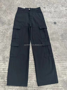 Comercio Exterior Toma Real Jeans de Mujer Versión Coreana de Cintura Alta <span class=keywords><strong>Rectos</strong></span> Vintage Casuales Pantalones Trapeador Directo de Fábrica - Product Image 2