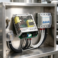 Alimentation électrique Meanwell NSP-75-12 75W de type industriel encastré AC-DC pour appareils de télécommunications 12V