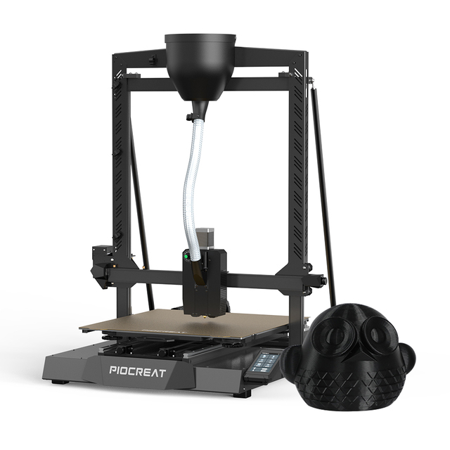 Piocreat G5 Pro Extruder Carbon Fiber 3D Printers for Industrial , Large Model 3d Granular 3d Printer Pellets