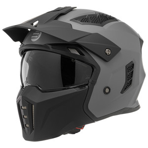 Casco de moto Befast OPTIMUS CE con protector de barbilla desmontable Gris L - Product Image 1