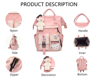 Mochila de Viaje 3300 F Exclusiva, Sofisticada, Resistente al Agua, con Cierre de Nylon Premium, para Viajes Diarios, Estudios, Estudiantes Universitarios