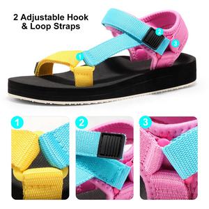 <span class=keywords><strong>Sandalias</strong></span> deportivas para <span class=keywords><strong>mujer</strong></span>, senderismo al aire libre con soporte de arco, correas cómodas, zapatos de playa para senderismo atléticos en el agua para viajes, Camping - Product Image 5